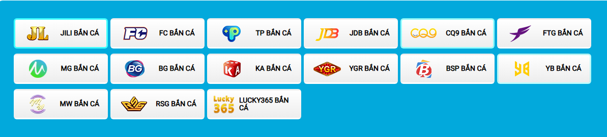 Đa dạng sảnh game