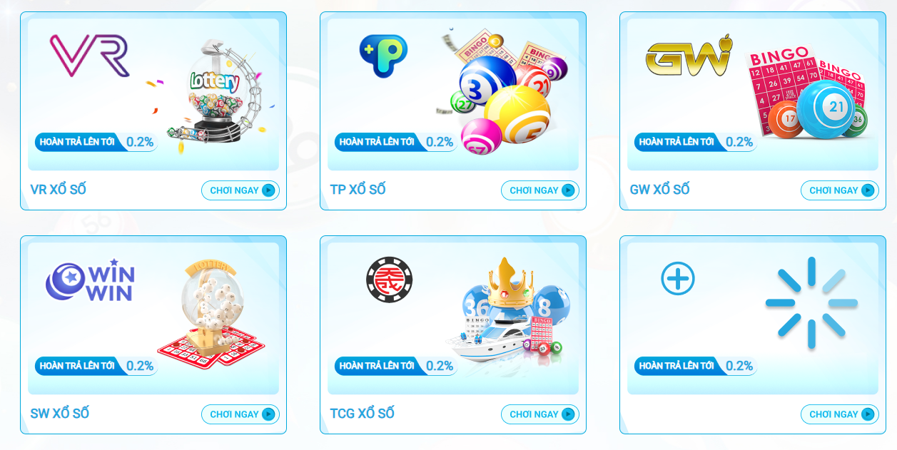 Giao diện trò chơi Xổ Số Hi88